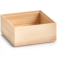 Pudła i pojemniki do przechowywania - ZELLER Pojemnik do przechowywania z drewna sosnowego drewniane pudełko pudełka do przechowywania skrzyneczka skrzynki z drewna  ZELLER (B07FCK2NPJ) - miniaturka - grafika 1