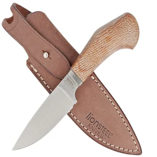 Nóż LionSteel Willy Natural Canvas, Satin M390 by Gianluigi ''Wilson'' Simonella (WL1 CVN) - Noże - miniaturka - grafika 4