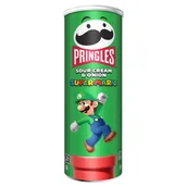 Chipsy - Chipsy Pringles Sour Cream & Onion Super Mario 165g - miniaturka - grafika 1