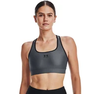 Biustonosze - Damski Stanik sportowy UNDER ARMOUR UA AUTHENTICS MID PADLESS 1373865-012 – Szary - miniaturka - grafika 1