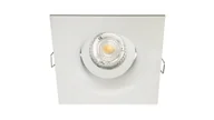 Lampy sufitowe - Oprawa sufitowa wpuszczana kwadrat NAPOLI biała matowa (stop aluminium ) LUX05440 - miniaturka - grafika 1