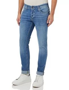 Spodenki męskie - JACK & JONES Męskie spodnie jeansowe, niebieski, 28W / 30L - grafika 1