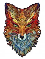 Puzzle - Puzzle Drewniane Dla Dorosłych Kolory Ognisty Lis - miniaturka - grafika 1