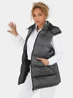 Kamizelki damskie - Brave Soul Bezrękawnik LJK-NEEMAGILET Szary Straight Fit - miniaturka - grafika 1