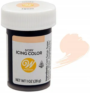WILTON BARWNIK SPOŻYWCZY W ŻELU do tortu kość słoniowa ecru odcień biały - Dodatki do ciast w proszku WILTON BARWNIK SPOŻYWCZY W ŻELU do tortu kość słoniowa ecru odcień biały - Dodatki do ciast w proszku - miniaturka - grafika 1
