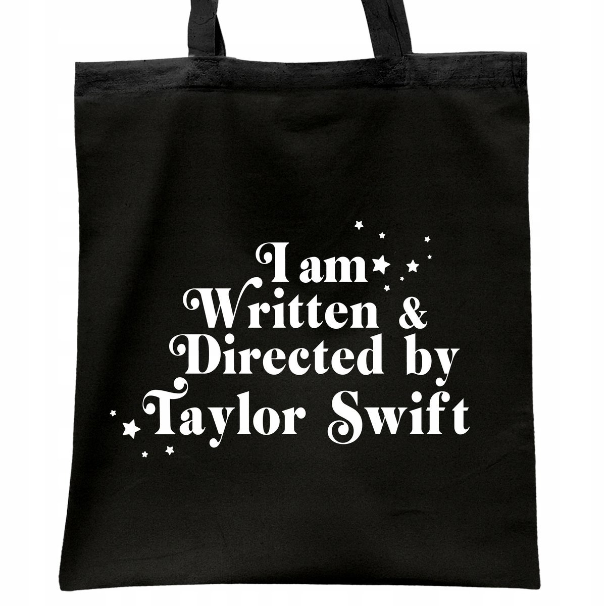 Torba bawełniana czarna na zakupy Taylor Swift Dla Fanów Prezent