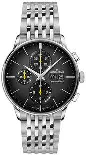 Zegarek Zegarek Junghans 27/4429.47 Meister Chronoscope English Date 41mm - Zegarki męskie - miniaturka - grafika 1