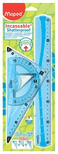 Maped MAPED Tracing Kit nietłukąca się geometria  model niebieski lub zielony, losowy 897120 - Przybory szkolne - miniaturka - grafika 1