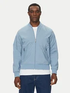 Kurtki męskie - Calvin Klein Kurtka bomber LV040FM512 Błękitny Regular Fit - miniaturka - grafika 1