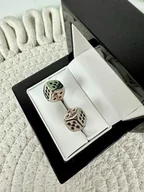 Spinki do mankietów i krawatów - SPINKI DO MANKIETÓW koszuli mankietu kości do gry - miniaturka - grafika 1