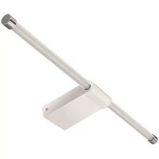 Lampa ścienna Paso 4114 Ideus LED 12W 4100K podłużna IP44 biała chrom - Lampy ścienne - miniaturka - grafika 1