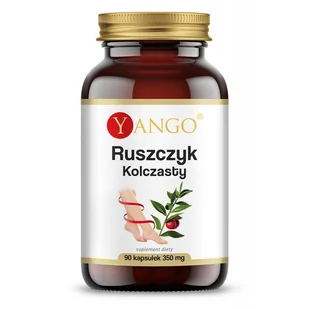 YANGO Ruszczyk kolczasty - ekstrakt 90 kaps. Yango 7093-7519F - Serce i układ krążenia - miniaturka - grafika 1