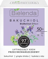 Kremy do twarzy - Bielenda Bakuchiol BioRetinol Effect 50+ Liftingujący Krem przeciwzmarszczkowy na dzień i noc 50ml 129168 - miniaturka - grafika 1