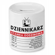 Skarbonki - SKARBONKA DLA DZIENNIKARZA STAWKA GODZINOWA z Nadrukiem ze Zdjęciem - miniaturka - grafika 1
