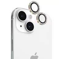 Pozostałe akcesoria do telefonów - Szkło hartowane na obiektyw KATE SPADE NEW YORK Aluminum Ring Lens Protector do iPhone 15/15 Plus Złoty | Bezpłatny transport - miniaturka - grafika 1