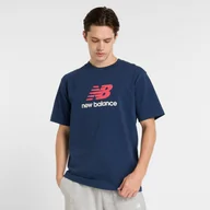 Koszulki męskie - Koszulka męska New Balance MT51500NNY granatowa - miniaturka - grafika 1