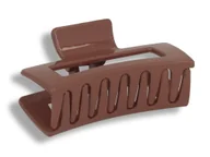 Ozdoby do włosów - Orientana, Klamra spinka do włosów zwykła brązowa - miniaturka - grafika 1