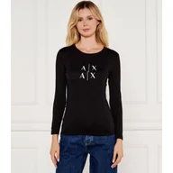 Bluzki damskie - Armani Exchange Bluzka Regular Fit - miniaturka - grafika 1