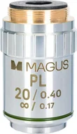 Mikroskopy i lupy - Mikroskop Magus Obiektyw MAGUS SF20 20/0,40 Plan Pol /0,17 - miniaturka - grafika 1
