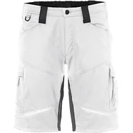 Spodenki damskie - KÜBLER Workwear | KÜBLER ACTIVIQ szorty ze stretchu | białe/antracytowe | rozmiar 64 - miniaturka - grafika 1