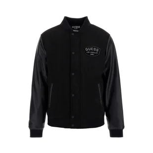 Męska Kurtka miejska GUESS MODERN VARSITY JACKET M3YL12WFHO0-JBLK – Czarny - Kurtki męskie - miniaturka - grafika 1