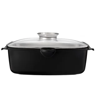 Brytfanna Z Pokrywą Stone Design Black 32X21Cm 6L - Brytfanny - miniaturka - grafika 1