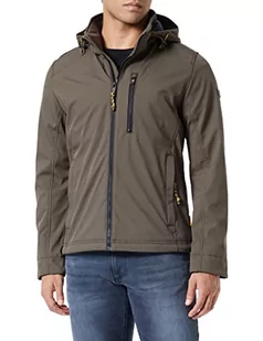 camel active Bluzka męska, Ciemny brąz, 44 - Koszulki męskie - miniaturka - grafika 1