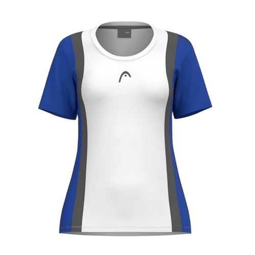 HEAD Club 25 Tech T-shirt damski, królewska biel