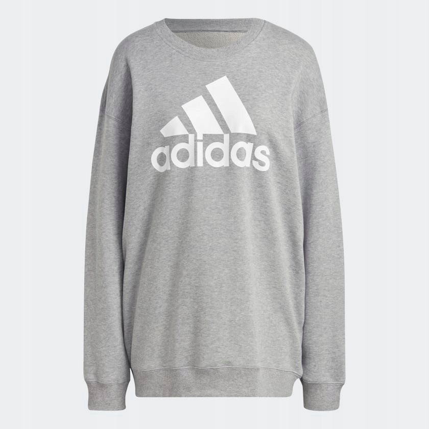 BLUZA DAMSKA BEZ KAPTURA DRESOWA CIEPŁA OVERSIZE ESSENTIAL BIG LOGO ADIDAS