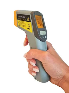 Termometr bezdotykowy na podczerwień/laser - Akcesoria do klimatyzacji i ogrzewania - miniaturka - grafika 1