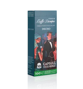 Deciso I Viaggi di Diemme kapsułki biodegradowalne do Nespresso - 10 kapsułek - Kawa w kapsułkach i saszetkach - miniaturka - grafika 1
