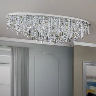 Lampa sufitowa Crystalriver, 120 x 45 cm, chrom - Lampy sufitowe - miniaturka - grafika 2