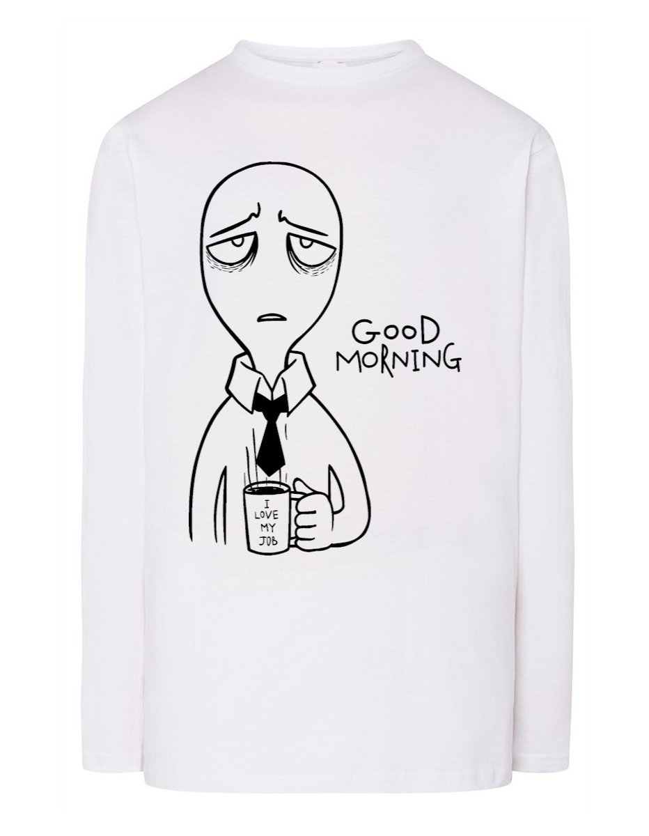 Longsleeve nadruk Smutny Poniedziałek Sarkazm XL