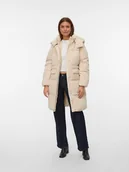 Płaszcze damskie - Vero Moda Płaszcz pikowany w kolorze beżowym - miniaturka - grafika 1