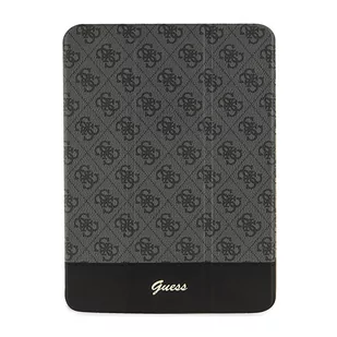 Guess GUFC11PS4SGK iPad 10.9" czarny/black 4G Stripe Allover - Etui do tabletów - miniaturka - grafika 1