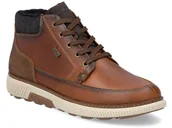 Botki męskie - Botki męskie zimowe Rieker B3314-24 trzewiki skórzane ocieplane szerokie-41 - miniaturka - grafika 1