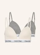 Biustonosze - Calvin Klein Biustonosz Bustier Icon Cotton Stretch, 2 Szt rosa - miniaturka - grafika 1