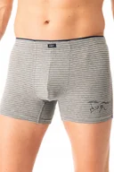 Majtki męskie - KEY BOKSERKI MĘSKIE MXH 354 B25 XXL SZARY - miniaturka - grafika 1