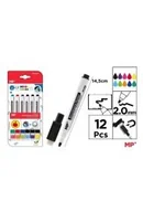 Flamastry - Marker do tablic 12 kolorów - miniaturka - grafika 1