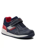 Buty dla chłopców - Geox Sneakersy B Rishon B. A B250RA 0ME14 C0735 Granatowy - miniaturka - grafika 1
