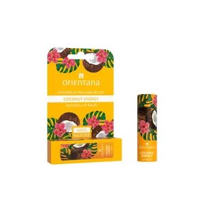 Orientana NATURAL LIP BALM - Naturalny balsam do ust - Coconut Energy - 4,2 g - Balsamy do ust - miniaturka - grafika 1