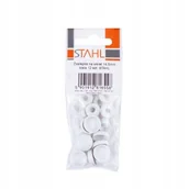 Zawiasy, okucia i inne akcesoria - Zaślepki Na Wkręt 14,5MM Biały 12 Szt Stahl - miniaturka - grafika 1