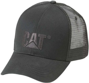 Caterpillar Czapka Siatkowa Z Daszkiem Bejsbolówka Czarna Siateczka Trucker