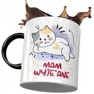 Kubki - Kubek Czarny Śmieszny Mam Wyj*bane Prezent z Nadrukiem ze Zdjęciem+ Opakowanie na prezent (wzór 01) - miniaturka - grafika 1