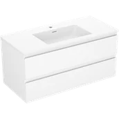Szafki łazienkowe - Mexen Orio szafka łazienkowa 100 cm z umywalką Otis, 2 szuflady, biała mat - 91A10-10047-2-BFF01-W18M01 - miniaturka - grafika 1