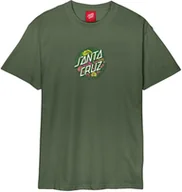 Koszulki męskie - t-shirt męski SANTA CRUZ ASP FLORES DOT FRONT TEE Sage - miniaturka - grafika 1