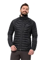Kurtki męskie - Jack Wolfskin Kurtka pikowana "Routeburn Pro" w kolorze czarnym - miniaturka - grafika 1