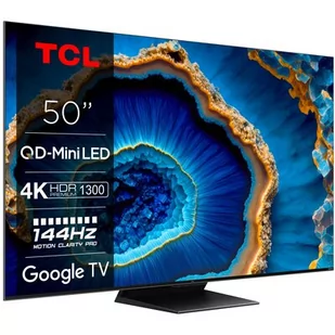 Telewizor TCL 50C809 50'' MINILED 4K Google TV - Telewizory - miniaturka - grafika 1