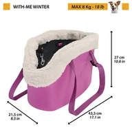 Sprzęt podróżny i transportery dla psów - WITH-ME BAG WINTER ROCK- torba, rock - miniaturka - grafika 1