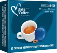 Kawa w kapsułkach i saszetkach - Deka, Kawa Bezkofeinowa, Kapsułki Kompatybilne Z Systemem Nespresso Professional, 50 Kapsułek - miniaturka - grafika 1